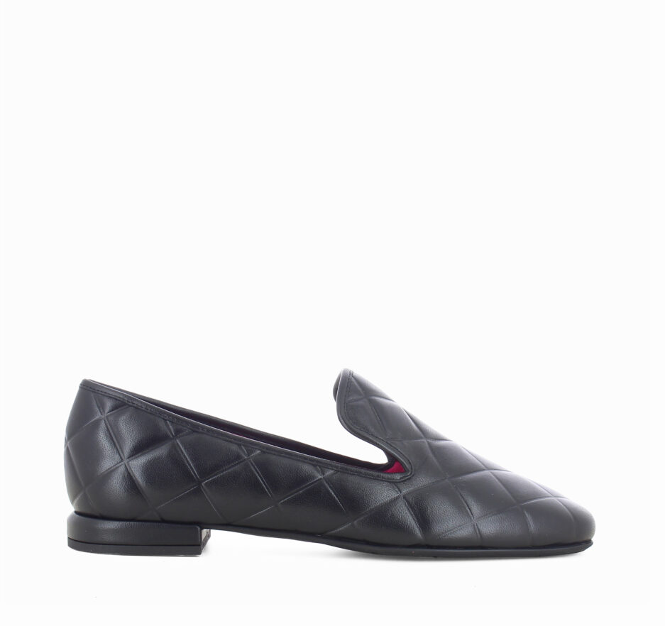 Le Babe SLIP ON IN NAPPA NERA Offerta