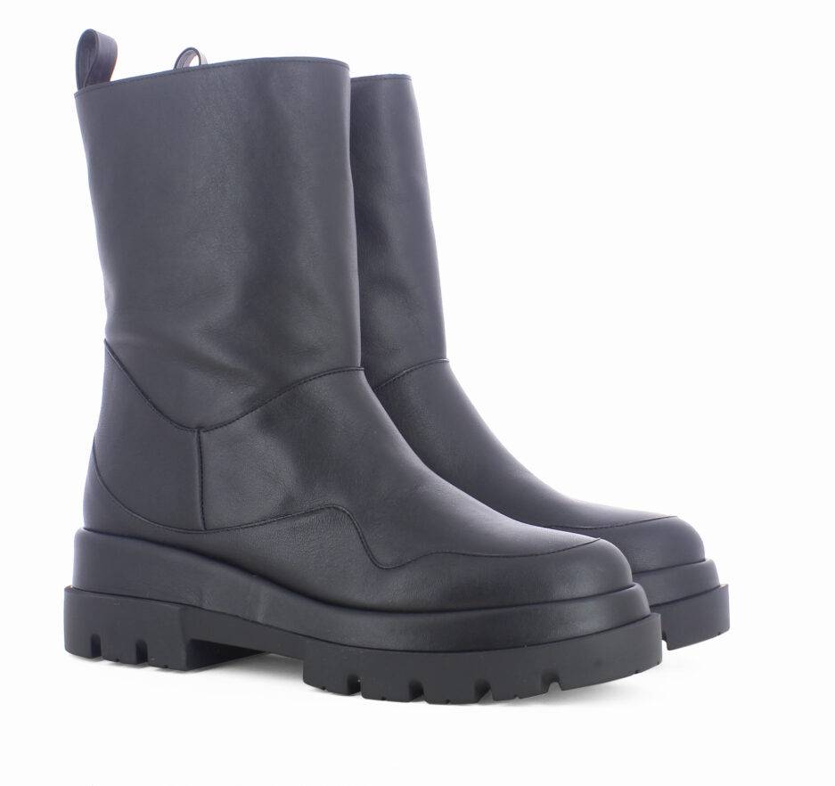 Le Babe TRONCHETTI IN VITELLO NERO Outlet