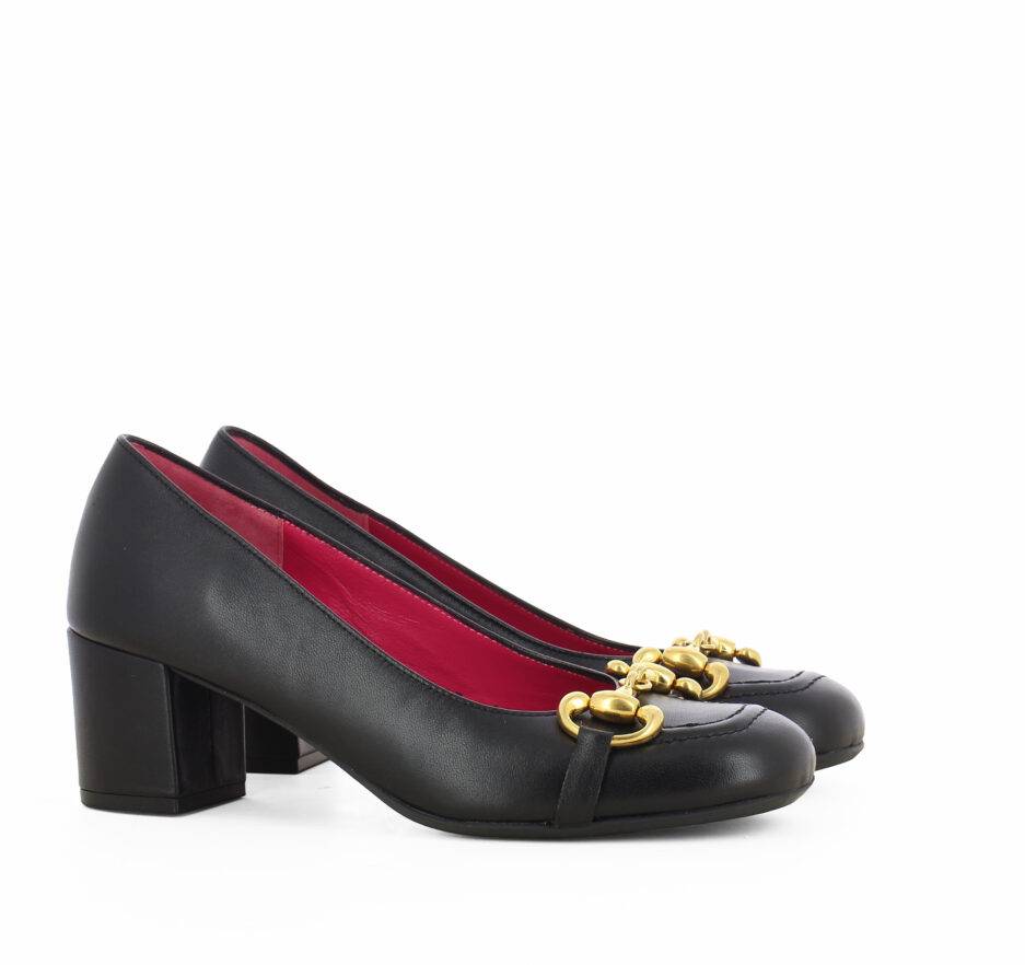 Le Babe DECOLLETE’ IN NAPPA NERA Promozione