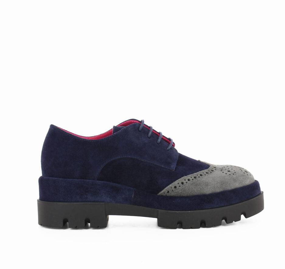 Le Babe ALLACCIATE IN SCAMOSCIATO BLU Shopping Online