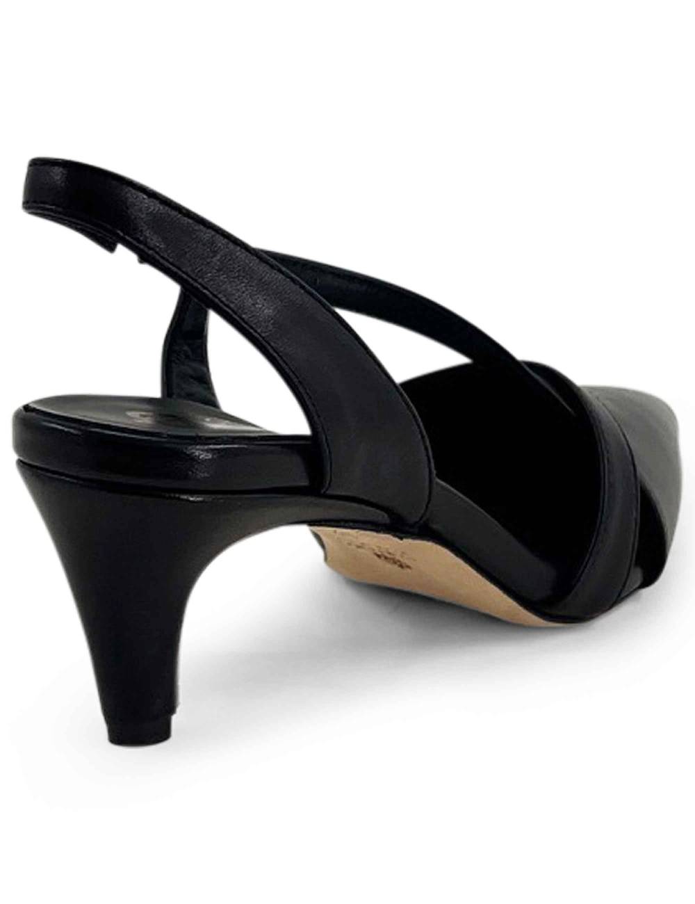 L'ARIANNA Decollete CH1721 da donna in pelle color nero 2025