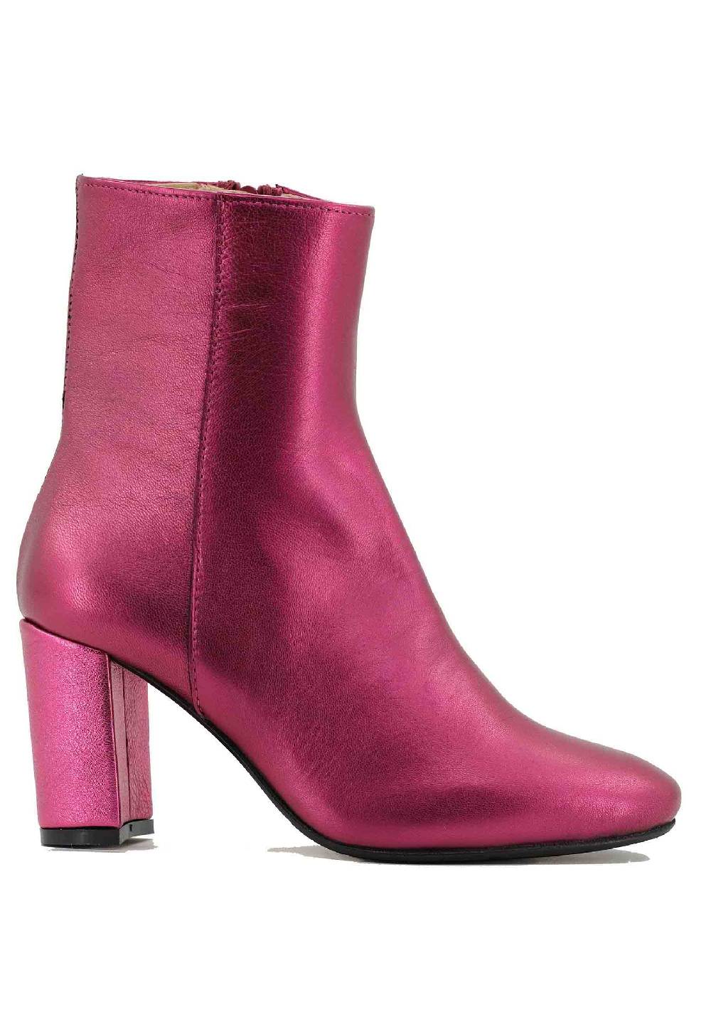 L'ARIANNA Stivaletti TR1692/G in pelle fuxia In Saldo