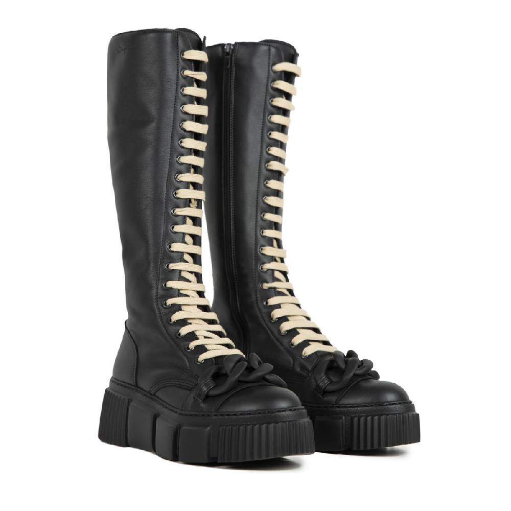 Le Dangerouge Ophelia Tall Beige Laces Italia