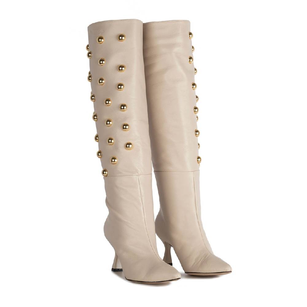 Le Dangerouge Meg Beige Supedot In Vendita