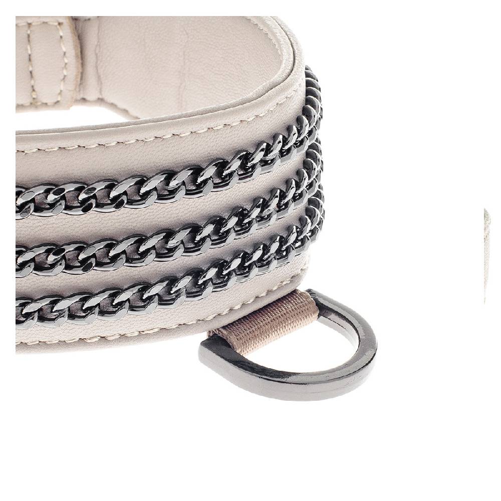Le Dangerouge Big dog collar beige Acquista Ora