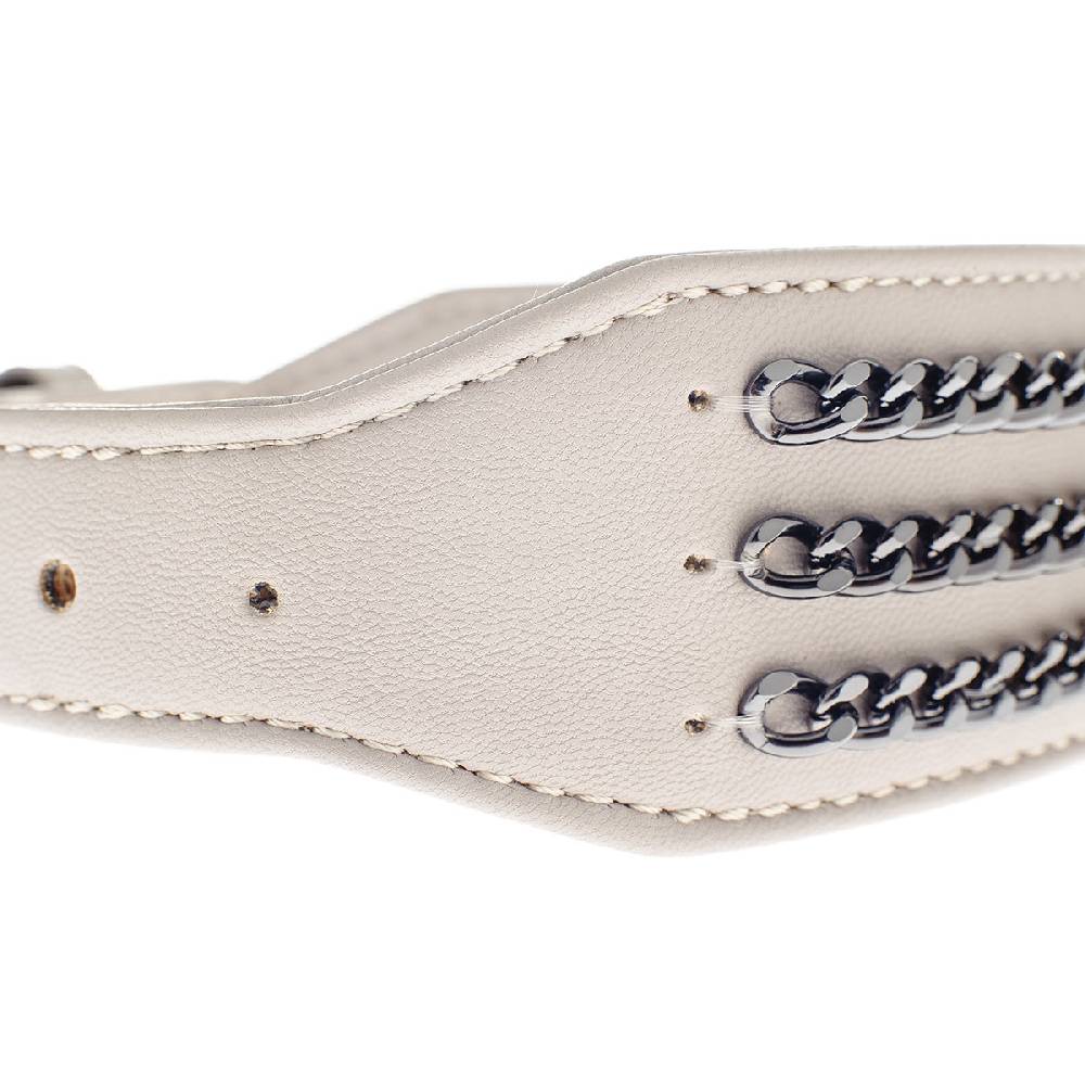 Le Dangerouge Big dog collar beige Acquista Ora