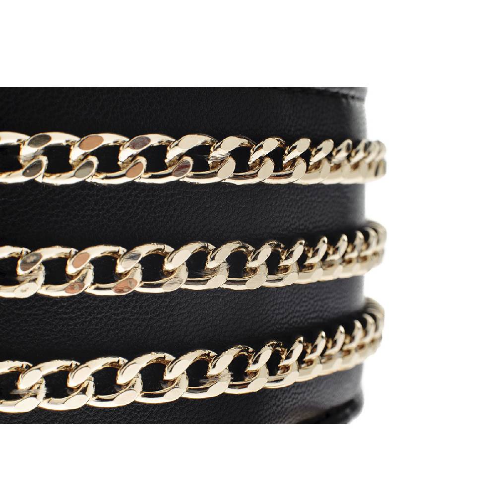 Le Dangerouge Big dog collar black Consegna Veloce