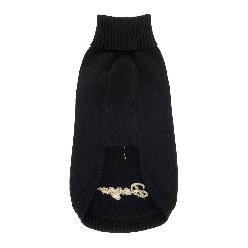 Le Dangerouge Danger sweater black Sottocosto