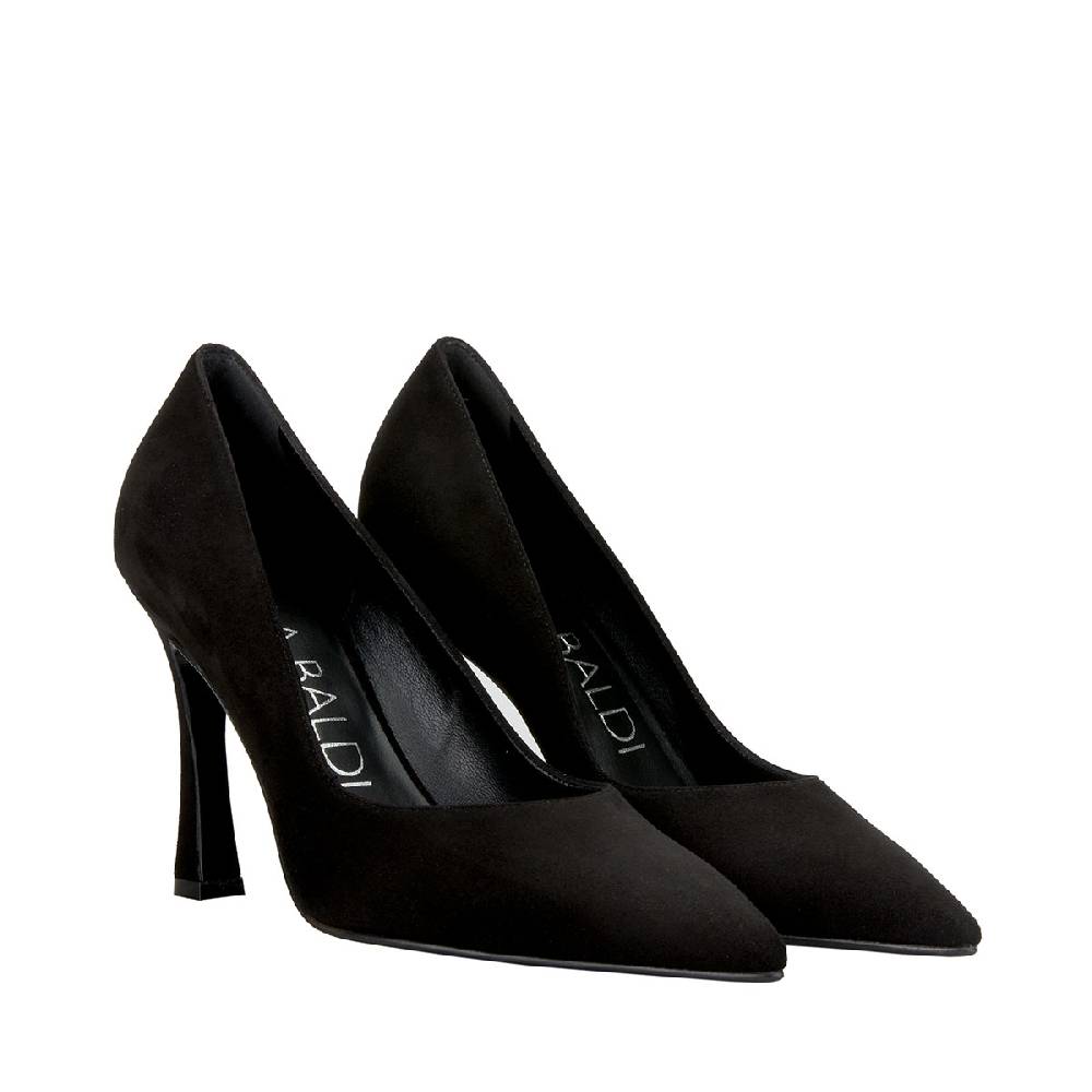Lella Baldi Pump Suede Black Spedizione Gratuita
