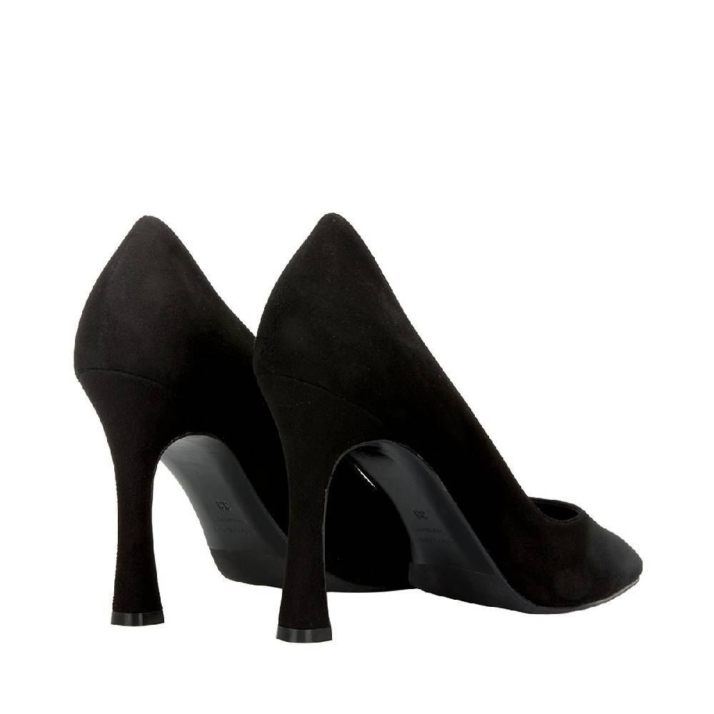 Lella Baldi Pump Suede Black Spedizione Gratuita