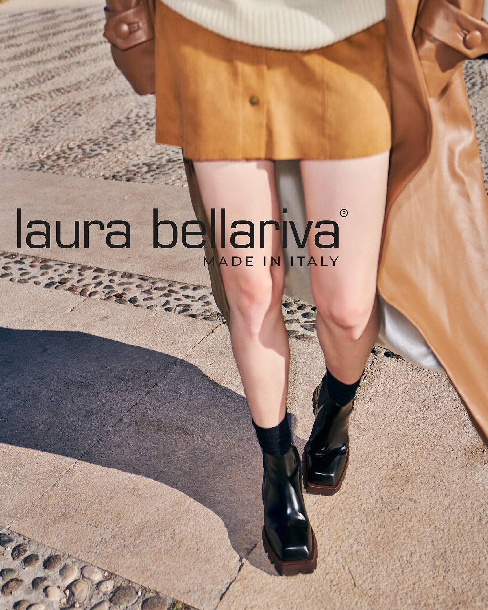 Laura Bellariva Tronchetto nero punta quadrata Qualità Garantita