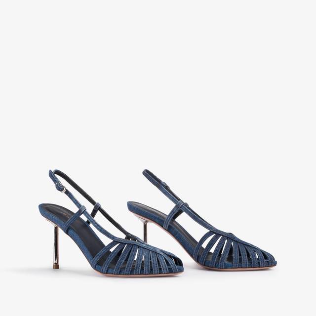 Le Silla Slingback con listini denim blu 2025