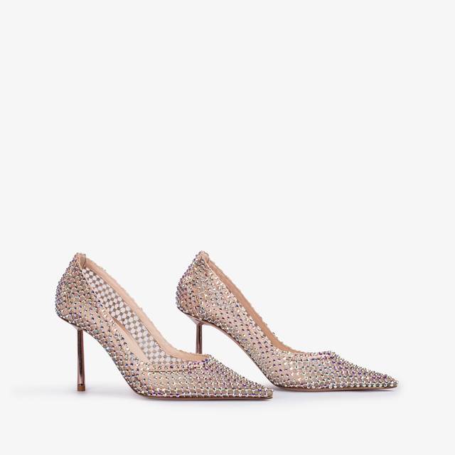 Le Silla Décolleté gioiello rete nude skin Acquista Ora