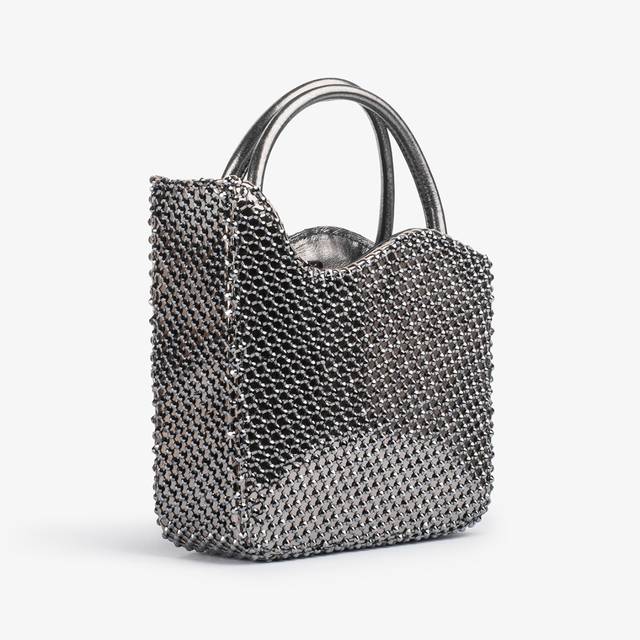 Le Silla Small bag gioiello rete peltro e Cristalli Promozione Limitata