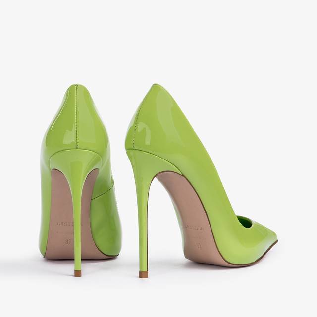 Le Silla Décolleté vernice verde apple Italia