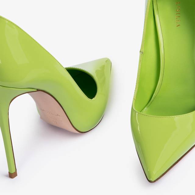 Le Silla Décolleté vernice verde apple Italia