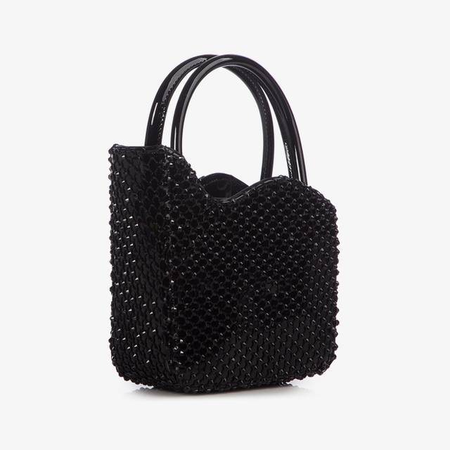 Le Silla Mini bag vernice nera jet e Cristalli Novità