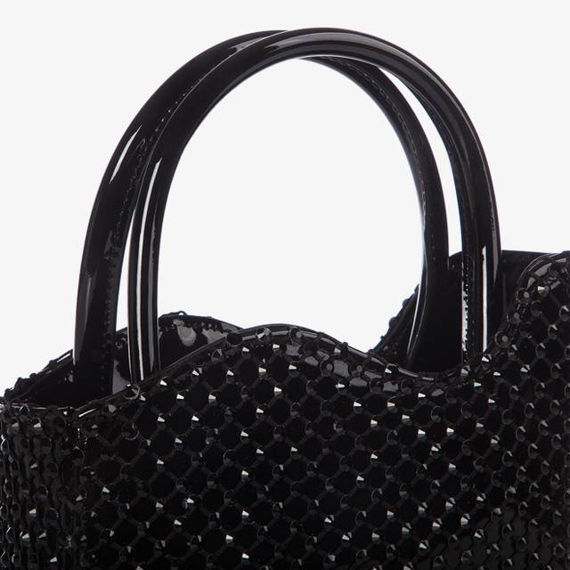 Le Silla Mini bag vernice nera jet e Cristalli Novità