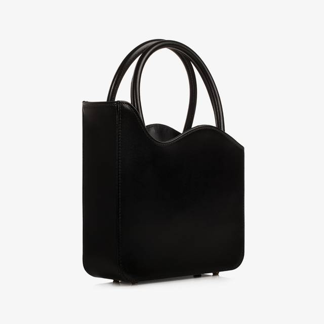 Le Silla Medium bag pelle nera Presa