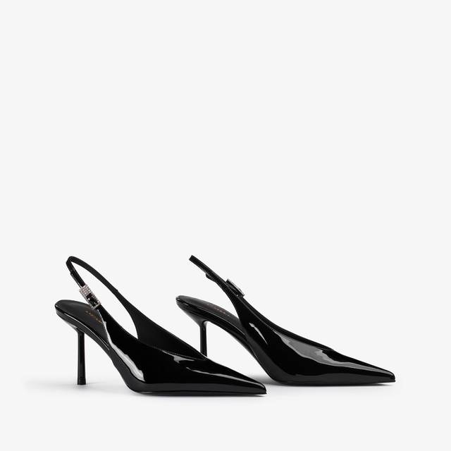 Le Silla Slingback vernice nera Economico