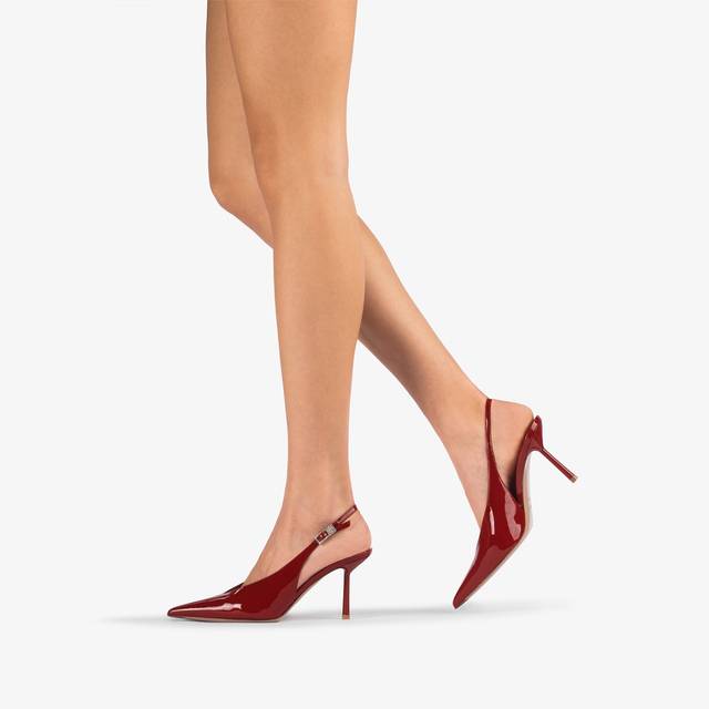 Le Silla Slingback vernice rossa Online