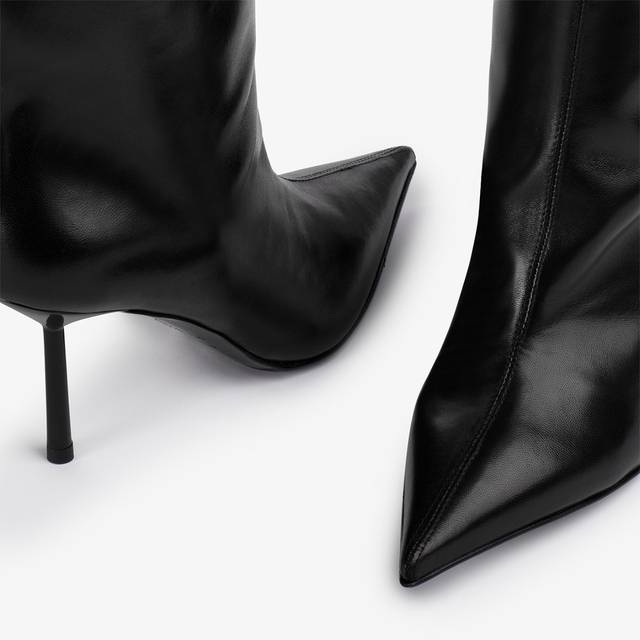 Le Silla Stivale sopra il ginocchio nappa nero Outlet