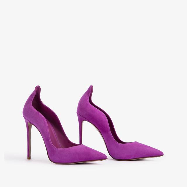 Le Silla Décolleté camoscio lavanda darling Pezzi Unici