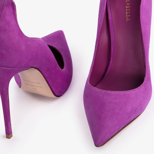 Le Silla Décolleté camoscio lavanda darling Pezzi Unici
