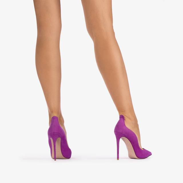 Le Silla Décolleté camoscio lavanda darling Pezzi Unici