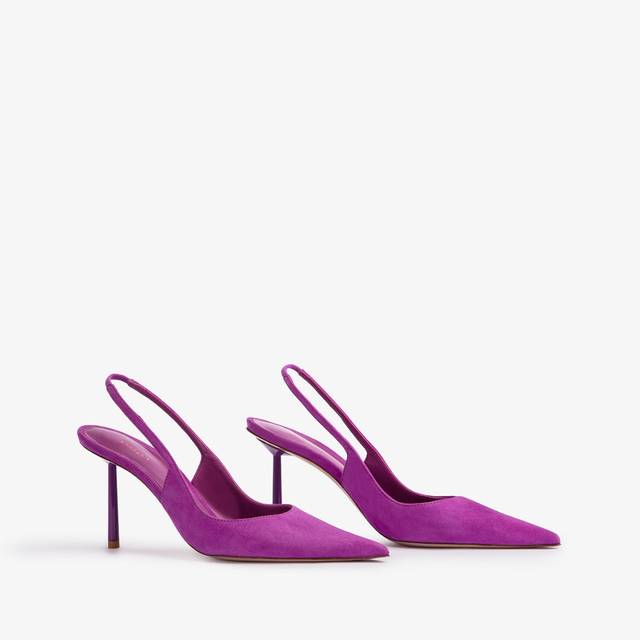 Le Silla Slingback camoscio lavanda darling Acquista Ora
