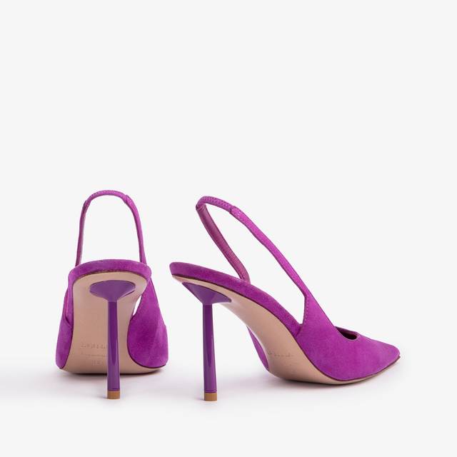 Le Silla Slingback camoscio lavanda darling Acquista Ora