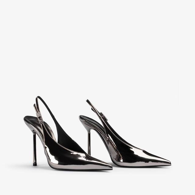 Le Silla Slingback metallizzata peltro Prezzo Ridotto