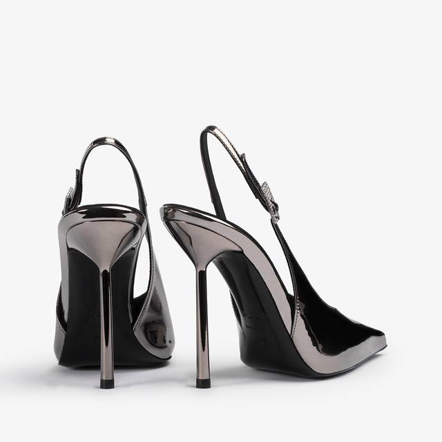 Le Silla Slingback metallizzata peltro Prezzo Ridotto