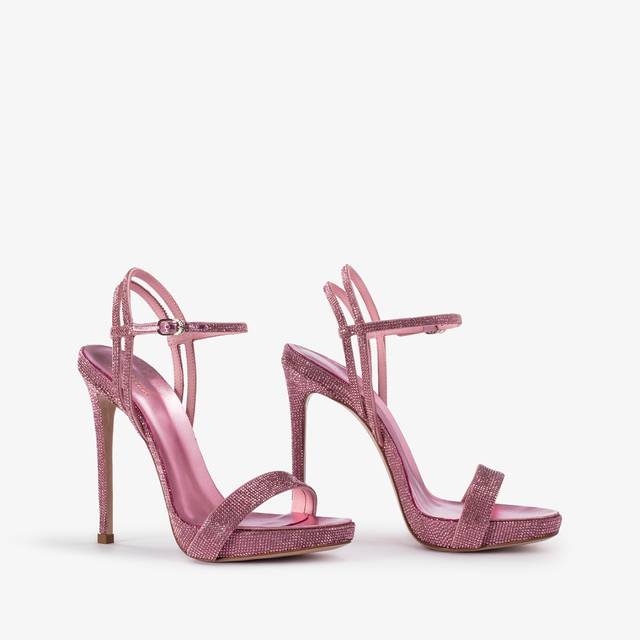 Le Silla Sandalo effetto pavé di Cristalli rosa dea Vendite Flash