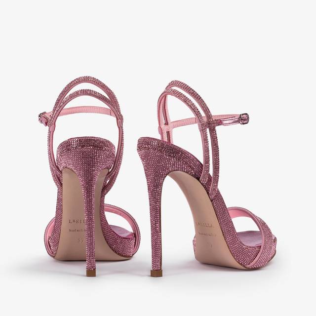Le Silla Sandalo effetto pavé di Cristalli rosa dea Vendite Flash