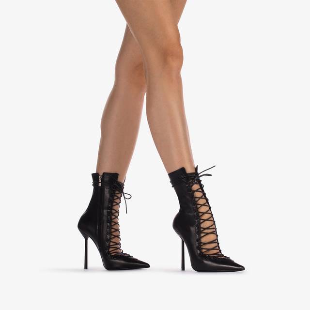 Le Silla Stivaletto pelle nera Vendita