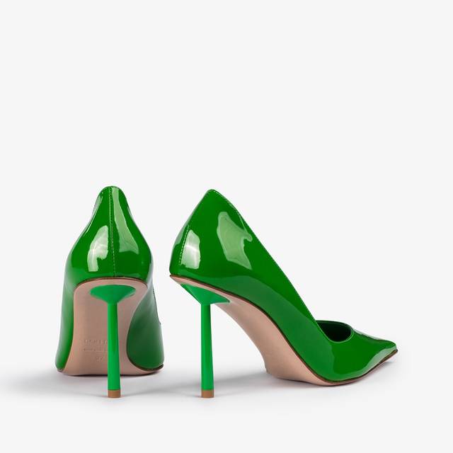 Le Silla Décolleté vernice verde emerald Economico