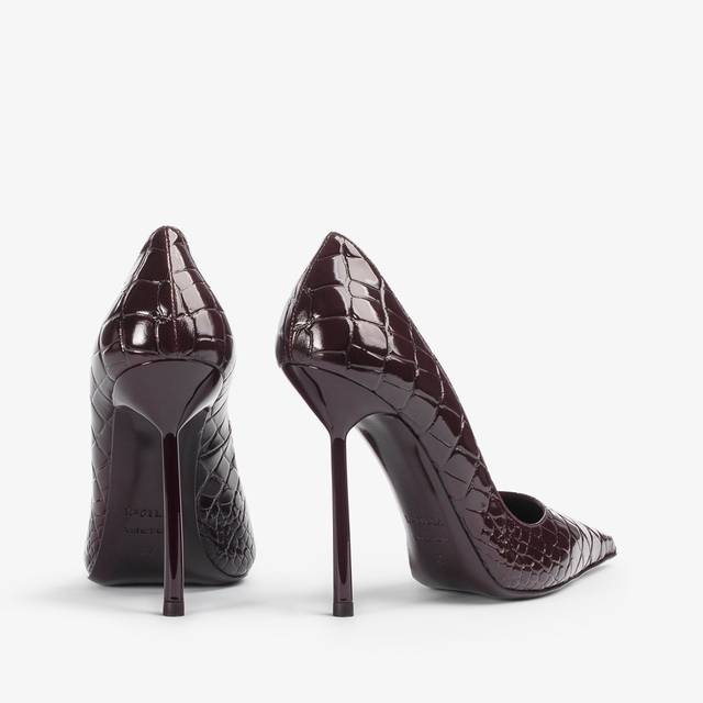 Le Silla Décolleté stampa cocco marrone fondente Outlet