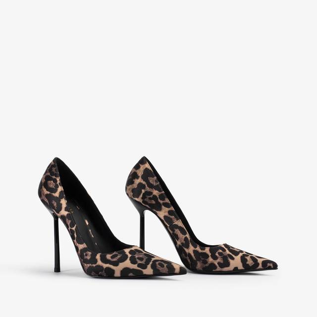Le Silla Décolleté raso stampa leopardata Offerte