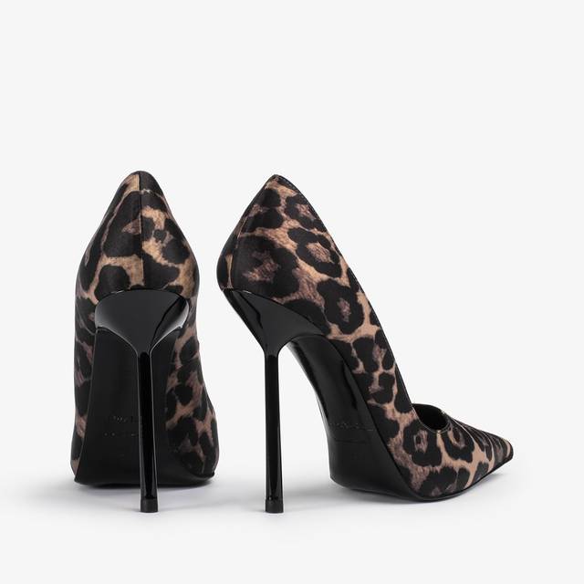 Le Silla Décolleté raso stampa leopardata Offerte