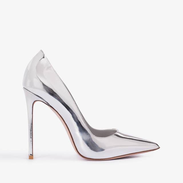 Le Silla Décolleté metallizzata argento Vendita Economica