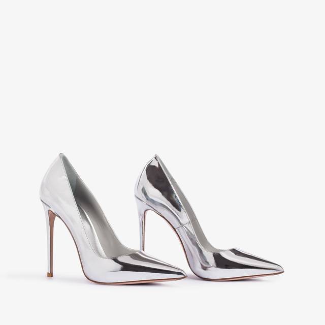 Le Silla Décolleté metallizzata argento Vendita Economica