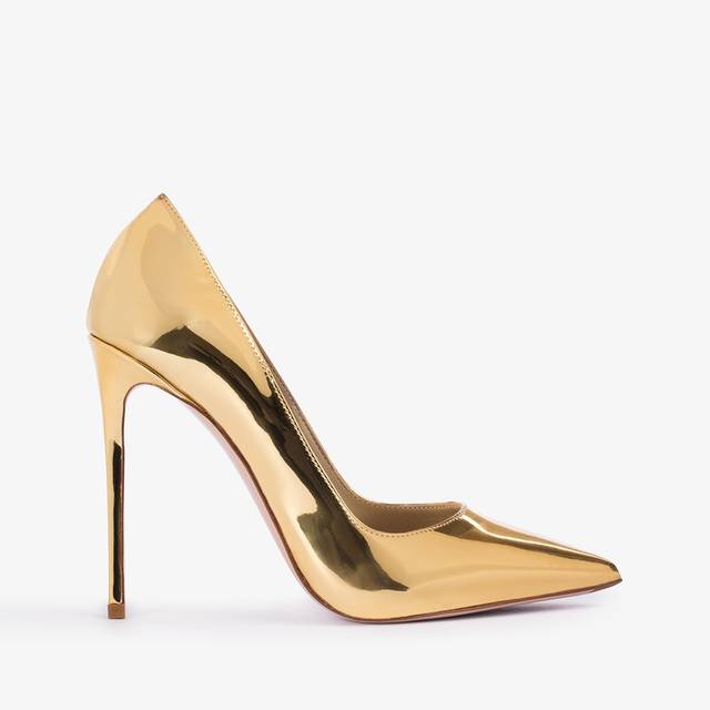 Le Silla Décolleté metallizzata oro pepita Saldi Di Fabbrica