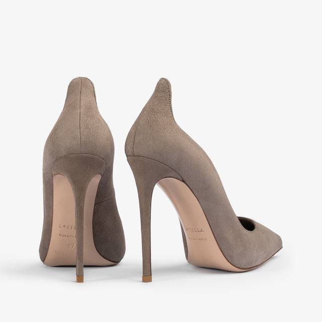 Le Silla Décolleté scamosciata grigia sesamo Moda