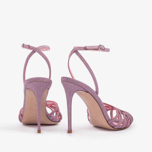 Le Silla Sandalo glitter rosa dea In Linea