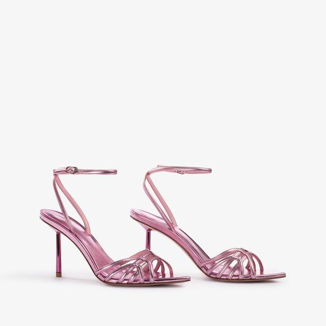 Le Silla Sandalo metallizzato rosa dea Nuovo