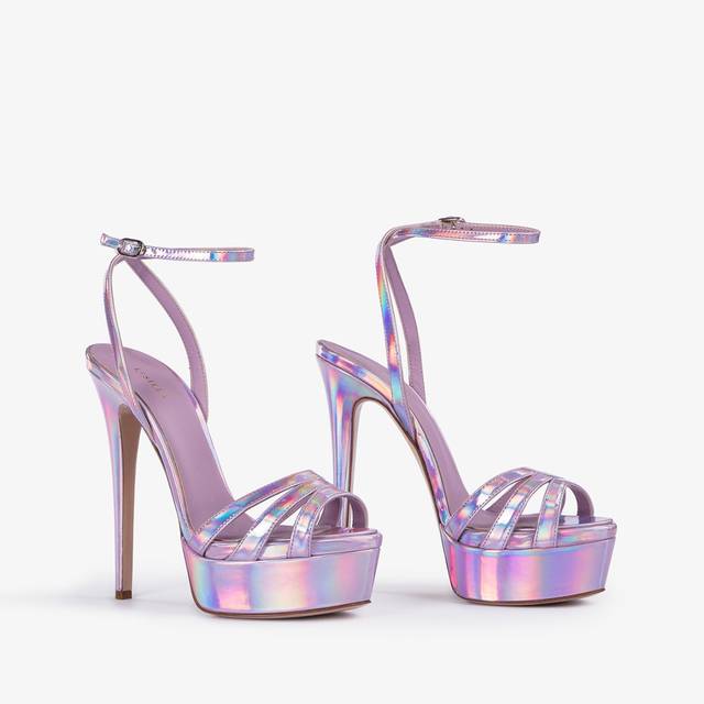 Le Silla Sandalo con plateau iridescente lavanda darling Comprare a buon mercato