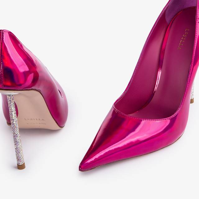 Le Silla Décolleté iridescente fucsia bouganville Qualità Garantita