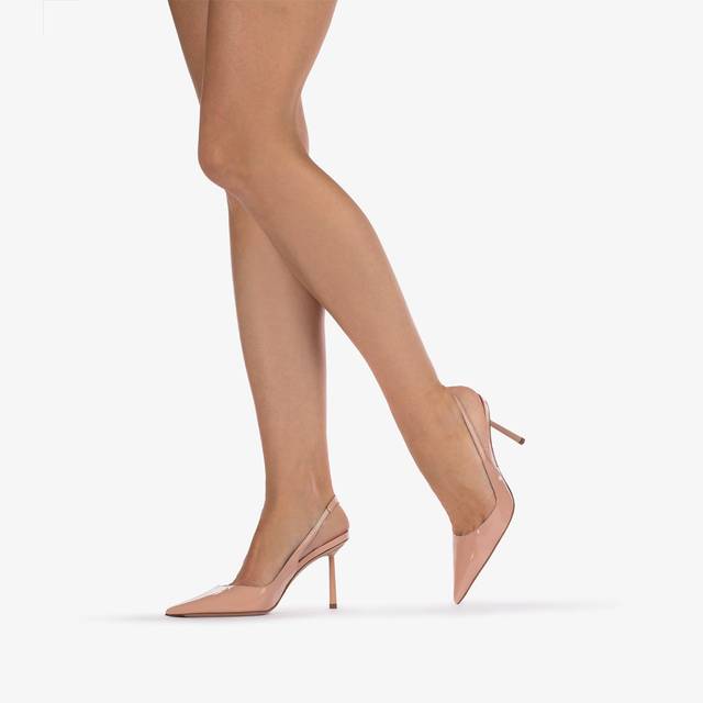 Le Silla Slingback vernice nude skin Convenienza