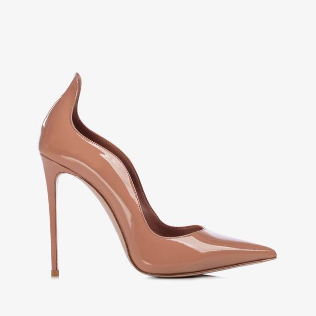 Le Silla Décolleté vernice marrone cake In Vendita